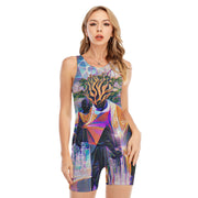 Days of the Enlightenment Sleeveless One-piece Swimsuit