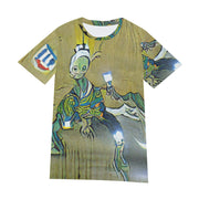 Alien in ukiyo-e T-Shirt | Cotton