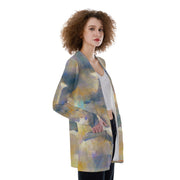 All-Over Print Women's Patch Pocket Cardigan