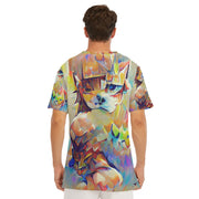 Two-Faced Cat Warrior T-shirt | Cotton