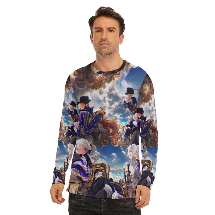 Sky Baroque Long Sleeve T-Shirt | Cotton