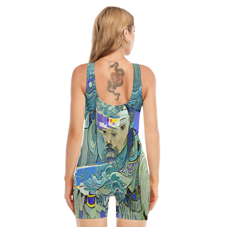 Guardian of the Pacific Sleeveless One-piece Swimsuit